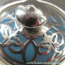 Load image into Gallery viewer, Very Rare EDWARDIAN PARAGON Star Mark. Porcelain &amp; Applied Silver Cabaret Coffee Service
