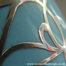 Load image into Gallery viewer, Very Rare EDWARDIAN PARAGON Star Mark. Porcelain &amp; Applied Silver Cabaret Coffee Service

