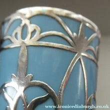 Load image into Gallery viewer, Very Rare EDWARDIAN PARAGON Star Mark. Porcelain &amp; Applied Silver Cabaret Coffee Service
