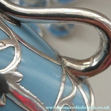 Load image into Gallery viewer, Very Rare EDWARDIAN PARAGON Star Mark. Porcelain &amp; Applied Silver Cabaret Coffee Service
