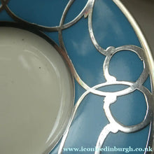 Load image into Gallery viewer, Very Rare EDWARDIAN PARAGON Star Mark. Porcelain &amp; Applied Silver Cabaret Coffee Service

