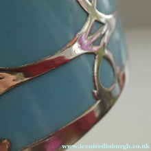 Load image into Gallery viewer, Very Rare EDWARDIAN PARAGON Star Mark. Porcelain &amp; Applied Silver Cabaret Coffee Service
