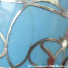 Load image into Gallery viewer, Very Rare EDWARDIAN PARAGON Star Mark. Porcelain &amp; Applied Silver Cabaret Coffee Service
