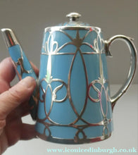Load image into Gallery viewer, Very Rare EDWARDIAN PARAGON Star Mark. Porcelain &amp; Applied Silver Cabaret Coffee Service
