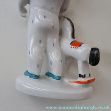 Load image into Gallery viewer, Very Rare Lomonosov SOVIET Figurine of a Little Boy with a Toy Rocking Horse
