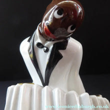 Load image into Gallery viewer, Very Rare ROBJ Collection ART DECO French Jazz Band Accordionist Figurine; c 1928
