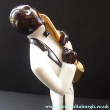 Load image into Gallery viewer, Very Rare ROBJ Collection ART DECO French Jazz Band Saxophone Player Figurine; c 1928
