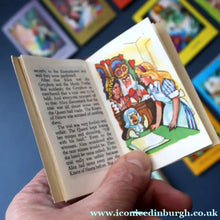 Load image into Gallery viewer, Very Rare Set of MURRAY'S Classic Fairy Tales (Treasure Hour). 12 Miniature Books in the Rare Box Shaped Like a Victorian Bookshop
