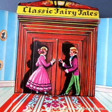 Load image into Gallery viewer, Very Rare Set of MURRAY'S Classic Fairy Tales (Treasure Hour). 12 Miniature Books in the Rare Box Shaped Like a Victorian Bookshop
