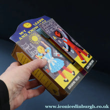 Load image into Gallery viewer, Very Rare Set of MURRAY'S My Learn and Know Books (Treasure Hour). 12 Miniature Books in the Rare Box Shaped Like a Mid Century School Room
