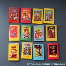 Load image into Gallery viewer, Very Rare Set of MURRAY'S My Learn and Know Books (Treasure Hour). 12 Miniature Books in the Rare Box Shaped Like a Mid Century School Room
