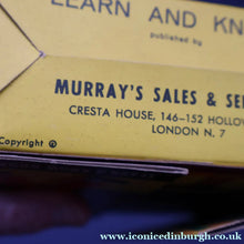 Load image into Gallery viewer, Very Rare Set of MURRAY'S My Learn and Know Books (Treasure Hour). 12 Miniature Books in the Rare Box Shaped Like a Mid Century School Room
