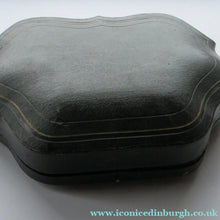 Load image into Gallery viewer, Victorian Hallmarked Silver Salt Dish and Spoons / Pin Cushions. Matching Swan Spoons In Fitted Case
