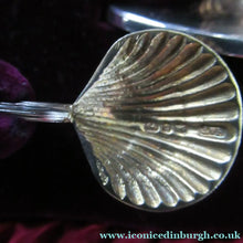 Load image into Gallery viewer, Victorian Hallmarked Silver Salt Dish and Spoons / Pin Cushions. Matching Swan Spoons In Fitted Case

