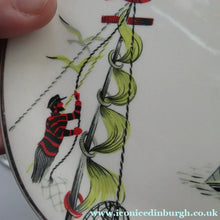 Load image into Gallery viewer, VERY RARE Vintage 1950s Meakin Fishing Pattern Plates: REGATTA PATTERN
