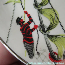 Load image into Gallery viewer, VERY RARE Vintage 1950s Meakin Fishing Pattern Plates: REGATTA PATTERN
