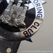 Load image into Gallery viewer, VERY RARE Vintage 1960s EDINBURGH Civil Service Motoring Club Car Badge

