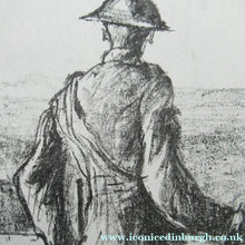Load image into Gallery viewer, Frank Brangwyn WWI Proof for a Poster. Lithograph. Watch on the Rhine 9th Lancers. Pencil Signed
