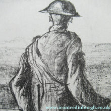 Load image into Gallery viewer, Frank Brangwyn WWI Proof for a Poster. Lithograph. Watch on the Rhine 9th Lancers. Pencil Signed
