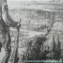 Load image into Gallery viewer, Frank Brangwyn WWI Proof for a Poster. Lithograph. Watch on the Rhine 9th Lancers. Pencil Signed
