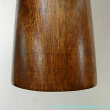 Load image into Gallery viewer, Tall Vintage Scandi-Style Teak Wooden Candlesticks with Metal Sconces
