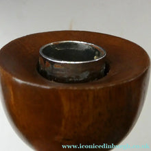 Load image into Gallery viewer, Tall Vintage Scandi-Style Teak Wooden Candlesticks with Metal Sconces
