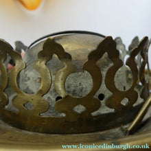 Load image into Gallery viewer, Antique VICTORIAN Paraffin or Oil Lamp with Brass Pillar. COMPLETE
