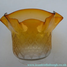 Load image into Gallery viewer, Antique VICTORIAN Paraffin or Oil Lamp with Brass Pillar. COMPLETE
