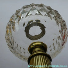 Load image into Gallery viewer, Antique VICTORIAN Paraffin or Oil Lamp with Brass Pillar. COMPLETE
