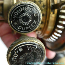 Load image into Gallery viewer, Antique VICTORIAN Paraffin or Oil Lamp with Brass Pillar. COMPLETE
