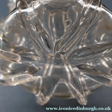 Load image into Gallery viewer, EXCEPTIONAL Victorian Bell Decanter with Original Stopper with Facet Cut Ribbing: 13 1/2 inches in height

