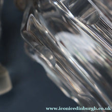 Load image into Gallery viewer, EXCEPTIONAL Victorian Bell Decanter with Original Stopper with Facet Cut Ribbing: 13 1/2 inches in height
