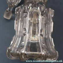 Load image into Gallery viewer, EXCEPTIONAL Victorian Bell Decanter with Original Stopper with Facet Cut Ribbing: 13 1/2 inches in height
