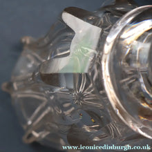 Load image into Gallery viewer, EXCEPTIONAL Victorian Bell Decanter with Original Stopper with Facet Cut Ribbing: 13 1/2 inches in height
