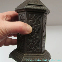 Load image into Gallery viewer, Genuine Victorian Cast Iron Money Bank or Money Box by Chamberland &amp; Hill 

