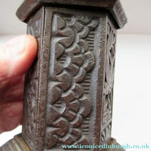 Load image into Gallery viewer, Genuine Victorian Cast Iron Money Bank or Money Box by Chamberland &amp; Hill 
