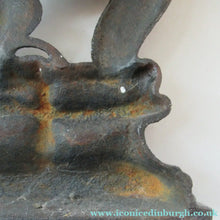 Load image into Gallery viewer, Antique Victorian Cast Iron Lion Rampant Door Stop
