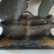 Load image into Gallery viewer, Antique Victorian Cast Iron Lion Rampant Door Stop
