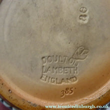 Load image into Gallery viewer, VICTORIAN. Matching Pair of ROYAL DOULTON LAMBETH Tube Lined Art Nouveau Faience Bottle / Trumpet Vases
