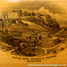 Load image into Gallery viewer, Antique 19th Century MAUCHLINE Ware New Testament Book with Image of Edinburgh Castle and Gardens. FREE POSTAGE
