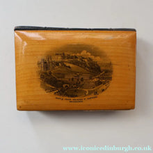 Load image into Gallery viewer, Antique 19th Century MAUCHLINE Ware New Testament Book with Image of Edinburgh Castle and Gardens. FREE POSTAGE
