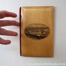 Load image into Gallery viewer, Antique 19th Century MAUCHLINE Ware Book / Small Blotter with View of Rothesay from the East
