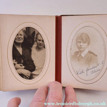 Load image into Gallery viewer, Antique 19th Century MAUCHLINE Ware Photograph Album with Image on cover of Broad Street, Peterhead
