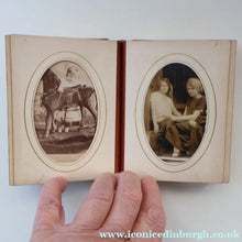 Load image into Gallery viewer, Antique 19th Century MAUCHLINE Ware Photograph Album with Image on cover of Broad Street, Peterhead
