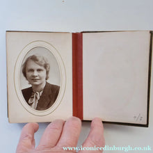 Load image into Gallery viewer, Antique 19th Century MAUCHLINE Ware Photograph Album with Image on cover of Broad Street, Peterhead

