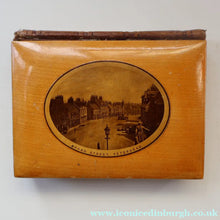Load image into Gallery viewer, Antique 19th Century MAUCHLINE Ware Photograph Album with Image on cover of Broad Street, Peterhead
