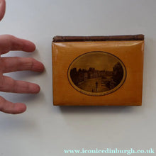 Load image into Gallery viewer, Antique 19th Century MAUCHLINE Ware Photograph Album with Image on cover of Broad Street Peterhead - Vintage Book
