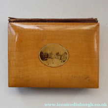 Load image into Gallery viewer, Antique 19th Century MAUCHLINE Ware Photograph Album with Image on cover of Broad Street, Peterhead
