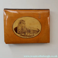 Load image into Gallery viewer, Antique 19th Century MAUCHLINE Ware Photo Album with Image on cover of St Martin's Church (Old Herne Church), Kent
