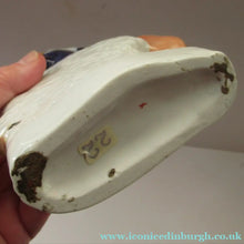 Load image into Gallery viewer, Antique Miniature Staffordshire Flatback Figurine of a Military Gentleman on Horseback

